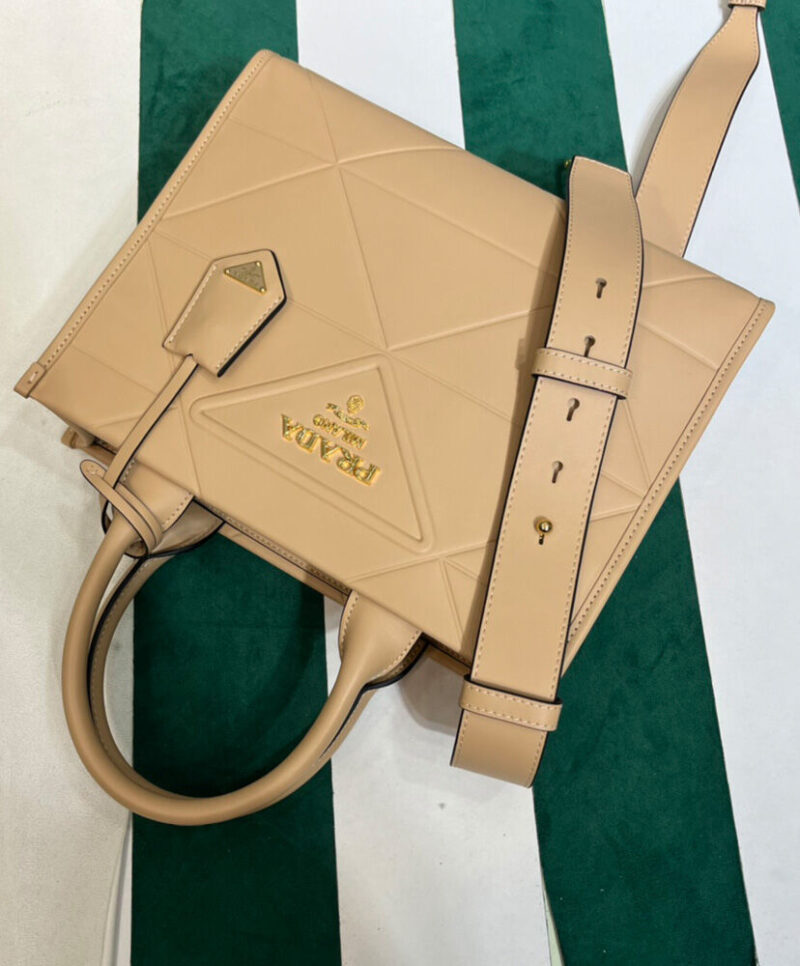 Prada Small leather Prada Symbole Bag With Topstitching 1BA379